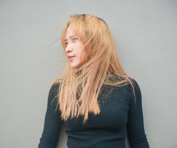 Transformação de mechas loiras